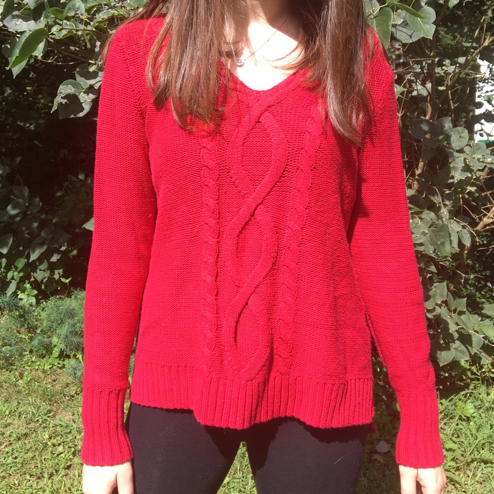 Warm Red Sweater
